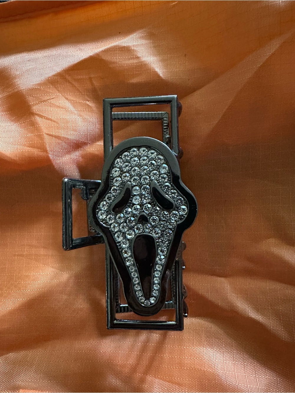 Ghost Face hair claw clip